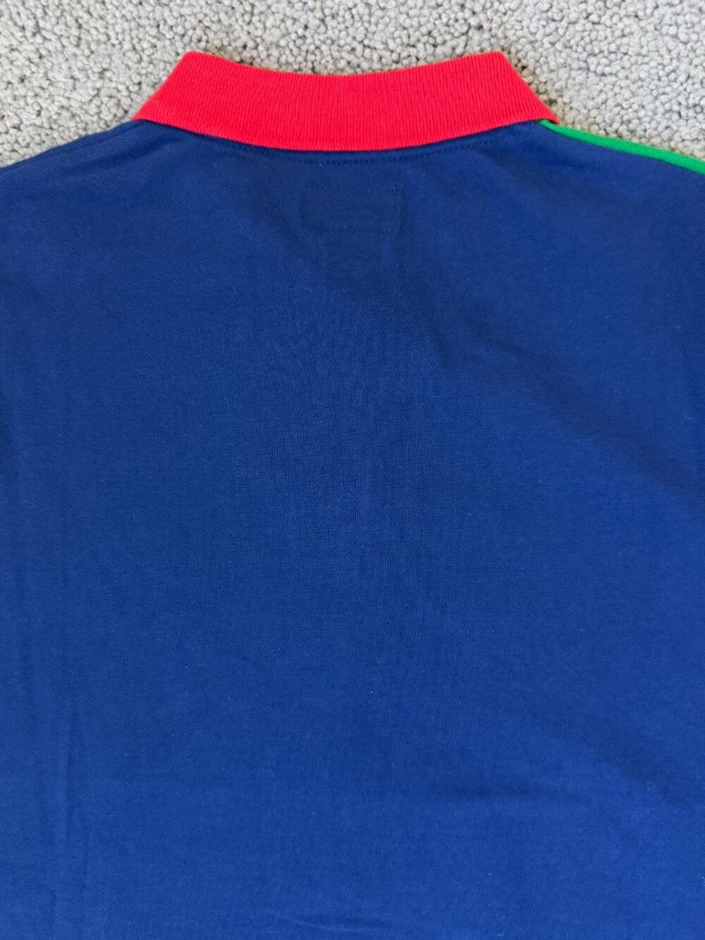 Hustle Gang Men's Big Mood Colorblock Polo Shirt Size Large L Trap Uniform Bear - Picture 13 of 13
